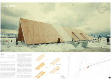 1st Prize Winnericelandskisnowcabin architecture competition winners